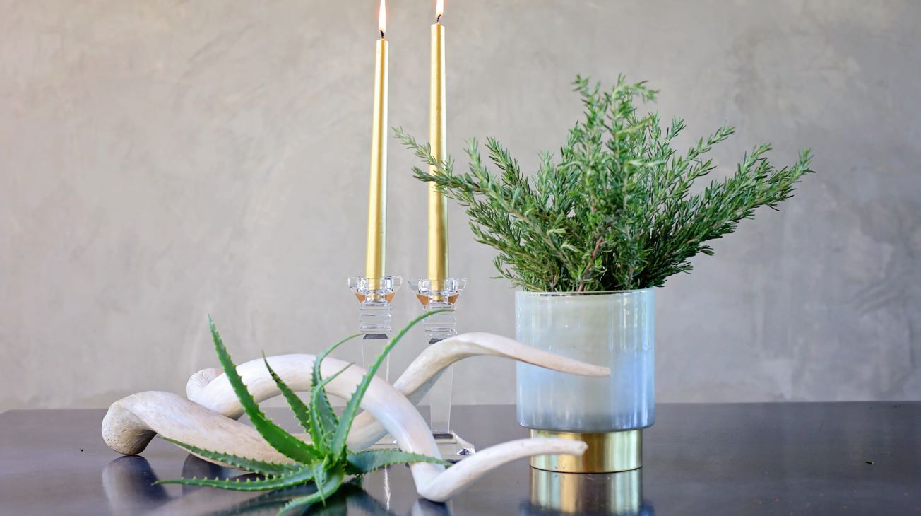 Hire Crystal Candle Pillars Luxury Decor